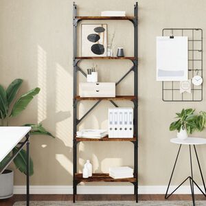 vidaXL &Beta;&iota;&beta;&lambda;&iota;&omicron;&theta;ή&kappa;&eta; 5 &Epsilon;&pi;&iota;&pi;έ&delta;&omega;&nu; &Kappa;&alpha;&pi;&nu;&iota;&sigma;&tau;ή &Delta;&rho;&upsilon;&sigmaf; 56x31,5x174&epsilon;&kappa;. &Epsilon;&pi;&epsilon;&xi;. &Xi;ύ&lambda;&omicron;