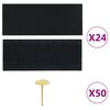 vidaXL Σίτα Πόρτας 2 Τεμαχίων Μαύρη 200 x 80 εκ. με Μαγνήτες