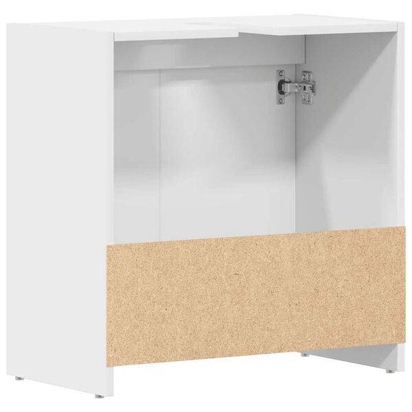 vidaXL Ντουλάπι Νιπτήρα Λευκό 60 x 33 x 61 εκ. από Επεξ. Ξύλο
