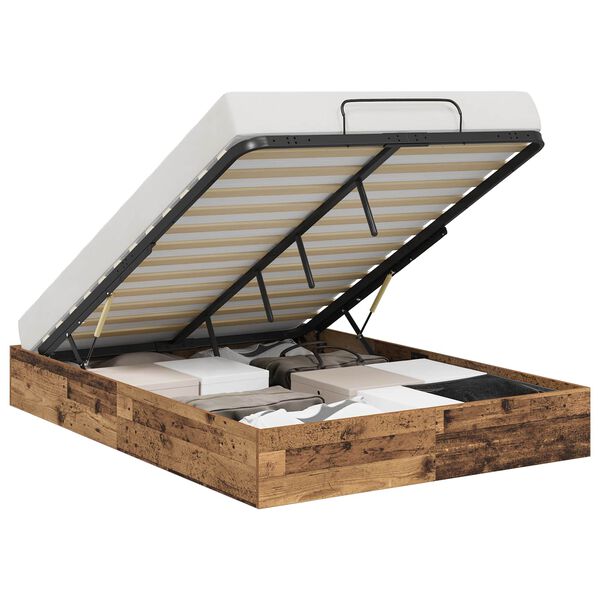 vidaXL &Kappa;&rho;&epsilon;&beta;ά&tau;&iota; &Omicron;&theta;&omega;&mu;&alpha;&nu;&iota;&kappa;&omicron;ύ &Tau;ύ&pi;&omicron;&upsilon; &Pi;&alpha;&lambda;&iota;ό &xi;ύ&lambda;&omicron; 193 x 120 x 25 &epsilon;&kappa;