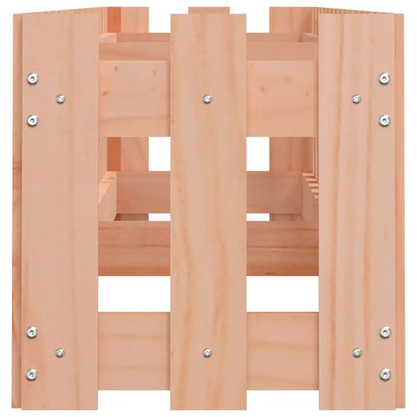 vidaXL Ζαρντινιέρα με Σχέδιο Φράχτη 200x30x30 εκ. Μασίφ Ψευδοτσούγκα
