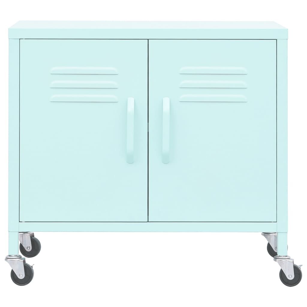 vidaXL Ντουλάπι Αποθήκευσης Χρώμα Μέντα 60 x 35 x 56 εκ. από Ατσάλι
