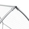vidaXL Κλουβί Κουνελιών Ασημί 100x105x120 εκ. από Γαλβανισμένο Χάλυβα