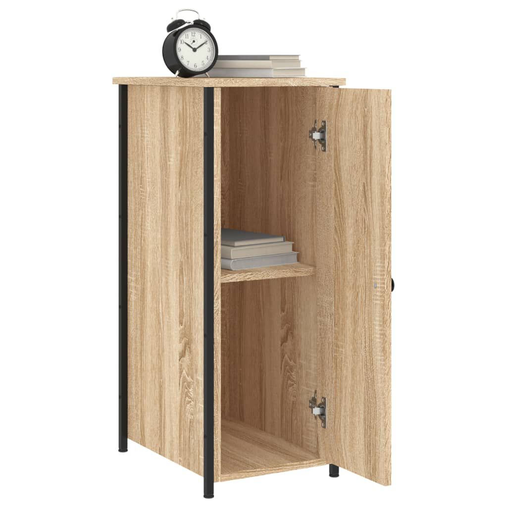 vidaXL Κομοδίνα 2 τεμ. Sonoma Δρυς 32x42x80 εκ. από Επεξεργασμένο Ξύλο