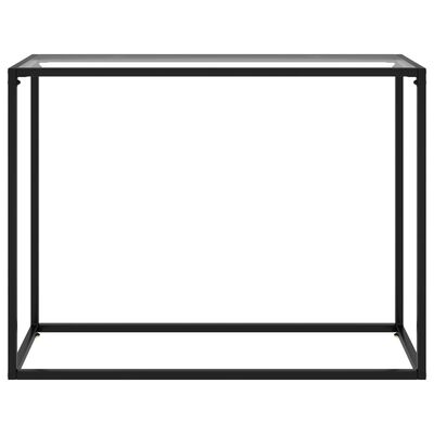 vidaXL Τραπέζι Κονσόλα Διαφανές 100 x 35 x 75 εκ. από Ψημένο Γυαλί