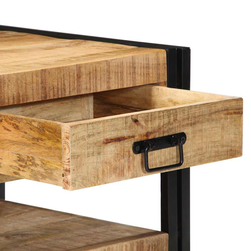 vidaXL Τραπεζάκι σαλονιού 90x50x38 cm Στερεό ακατέργαστο ξύλο Mango