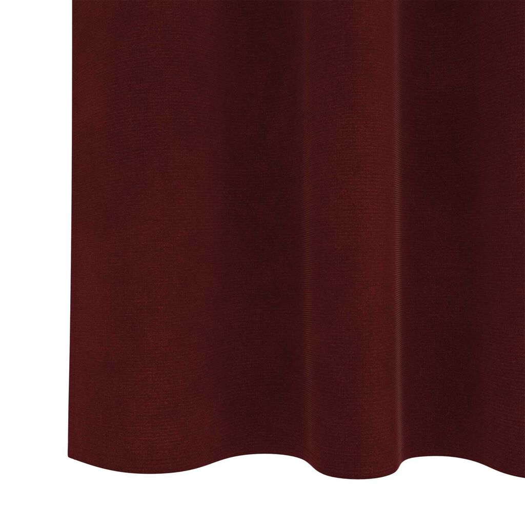 vidaXL Κουρτίνες με κουρτίνες 2 pcs Μπορντό 140 x 260 cm Βελούδο