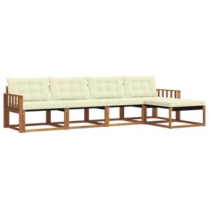 vidaXL &Sigma;&epsilon;&iota;&rho;ά &Kappa;&alpha;&nu;&alpha;&pi;έ &Epsilon;&xi;&omega;&tau;&epsilon;&rho;&iota;&kappa;&omicron;ύ &mu;&epsilon; &mu;&alpha;&xi;&iota;&lambda;ά&rho;&iota; 5 pcs &Phi;&upsilon;&sigma;&iota;&kappa;ό &kappa;&alpha;&iota; &Kappa;&rho;έ&mu;&alpha;