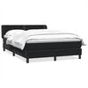 vidaXL Box Spring &Kappa;&rho;&epsilon;&beta;ά&tau;&iota; &mu;&epsilon; &sigma;&tau;&rho;ώ&mu;&alpha; &Mu;&alpha;ύ&rho;&omicron; 160x220 cm &Beta;&epsilon;&lambda;&omicron;ύ&delta;&iota;&nu;&omicron;