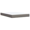 vidaXL &Kappa;&rho;&epsilon;&beta;ά&tau;&iota; Boxspring &mu;&epsilon; &Sigma;&tau;&rho;ώ&mu;&alpha; Taupe 140x190 &epsilon;&kappa;. &Upsilon;&phi;&alpha;&sigma;&mu;ά&tau;&iota;&nu;&omicron;
