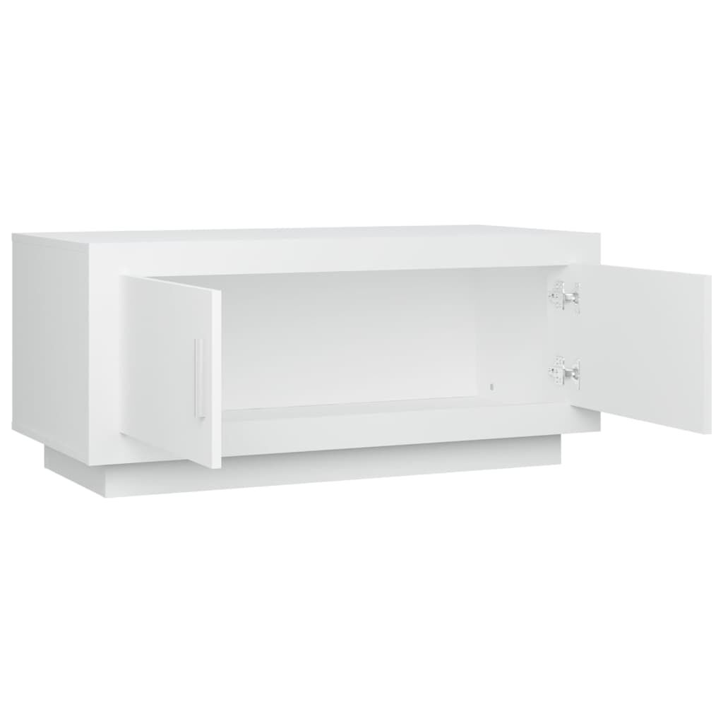 vidaXL Τραπεζάκι Σαλονιού Λευκό 102x50x45 εκ. από Επεξεργασμένο Ξύλο
