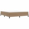 vidaXL Κρεβάτι με στρώμα Καπουτσίνο 180 x 200 cm Τεχνητό δέρμα