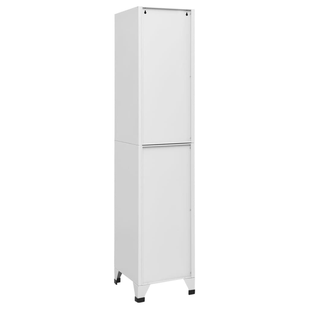 vidaXL Φοριαμός Ανοιχτό Γκρι 38 x 40 x 180 εκ. Ατσάλινος