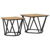 vidaXL &Sigma;&epsilon;&tau; &beta;&omicron;&eta;&theta;&eta;&tau;&iota;&kappa;ά &tau;&rho;&alpha;&pi;&epsilon;&zeta;ά&kappa;&iota;&alpha; 2 pcs Artisan Oak 50 x 50 x 40 cm