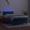 vidaXL &Kappa;&rho;&epsilon;&beta;ά&tau;&iota; Boxspring &mu;&epsilon; &Sigma;&tau;&rho;ώ&mu;&alpha; & LED &Sigma;&kappa;. &Mu;&pi;&lambda;&epsilon; 80x200 &epsilon;&kappa;. &Beta;&epsilon;&lambda;&omicron;ύ&delta;&iota;&nu;&omicron;