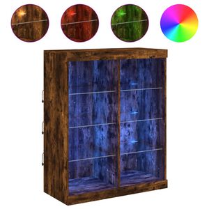 vidaXL &Mu;&pi;&omicron;&upsilon;&phi;έ&sigmaf; &mu;&epsilon; &Phi;ώ&tau;&alpha; LED &Kappa;&alpha;&pi;&nu;&iota;&sigma;&tau;ή &Delta;&rho;&upsilon;&sigmaf; 81 x 37 x 100 &epsilon;&kappa;.