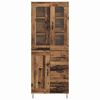 vidaXL Highboard &Pi;&alpha;&lambda;&iota;ό &Xi;ύ&lambda;&omicron; 69,5 x 34 x 90 &epsilon;&kappa;. &Epsilon;&pi;&epsilon;&xi;&epsilon;&rho;&gamma;&alpha;&sigma;&mu;έ&nu;&omicron; &xi;ύ&lambda;&omicron;