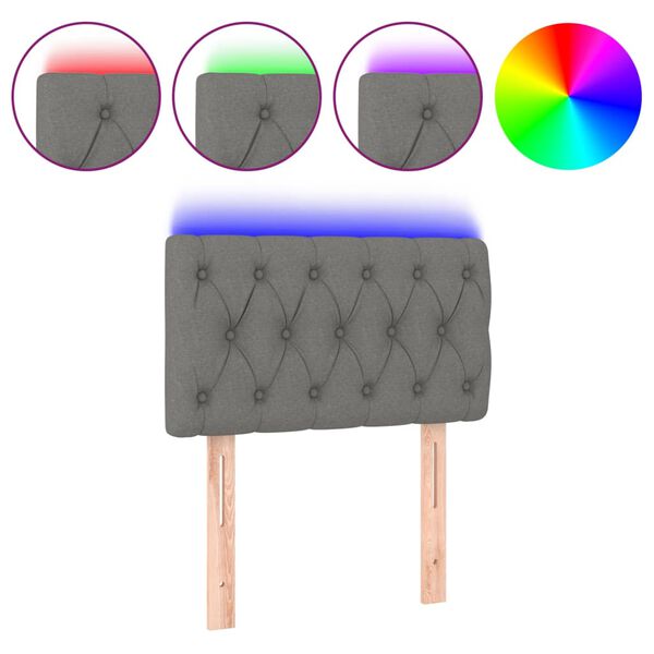 vidaXL &Kappa;&epsilon;&phi;&alpha;&lambda;ά&rho;&iota; &Kappa;&rho;&epsilon;&beta;&alpha;&tau;&iota;&omicron;ύ LED &Sigma;&kappa;&omicron;ύ&rho;&omicron; &Gamma;&kappa;&rho;&iota; 80x7x78/88 &epsilon;&kappa;. &Upsilon;&phi;&alpha;&sigma;&mu;ά&tau;&iota;&nu;&omicron;