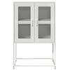 vidaXL Highboard Λευκό 68x39x107 cm Ατσάλι