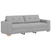 vidaXL Σετ Καναπέ με μαξιλάρι 2 pcs Γκρι 221 x 78 x 80 εκ Ύφασμα