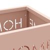 vidaXL Σχέδιο & βάση αποθήκευσης Ροζ 15.5 x 15.5 x 49 εκ Μέταλλο