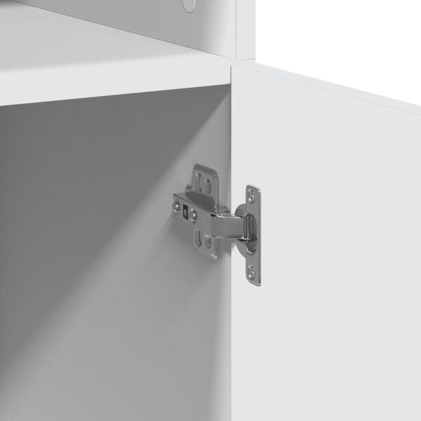 vidaXL Ντουλάπι Λευκό 70x42,5x185 εκ. Επεξεργασμένο Ξύλο