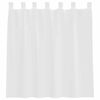vidaXL Κουρτίνες Voile με βρόχους 2 τεμάχια Λευκό 140x140 cm