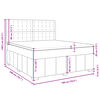 vidaXL &Kappa;&rho;&epsilon;&beta;ά&tau;&iota; Boxspring &mu;&epsilon; &Sigma;&tau;&rho;ώ&mu;&alpha; &Mu;&alpha;ύ&rho;&omicron; 180x200 &epsilon;&kappa;. &Upsilon;&phi;&alpha;&sigma;&mu;ά&tau;&iota;&nu;&omicron;