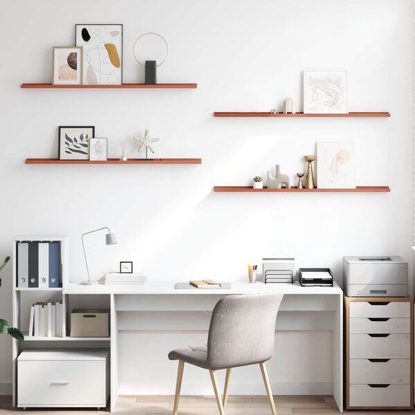 vidaXL &Rho;ά&phi;&iota; &Tau;&omicron;ί&chi;&omicron;&upsilon; 4 pcs &Kappa;ό&kappa;&kappa;&iota;&nu;&omicron; 115 x 9 x 3 cm &Epsilon;&pi;&epsilon;&xi;&epsilon;&rho;&gamma;&alpha;&sigma;&mu;έ&nu;&omicron; &xi;ύ&lambda;&omicron;