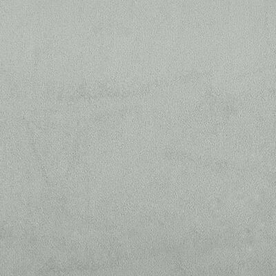 vidaXL Παγκάκι με Μαξιλάρια Ανοιχτό Γκρι 120,5 x 65 x 75 εκ. Βελούδινο