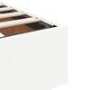 vidaXL Οθωμανικό κρεβάτι με στρώμα Λευκό 180x200cm Faux Leather