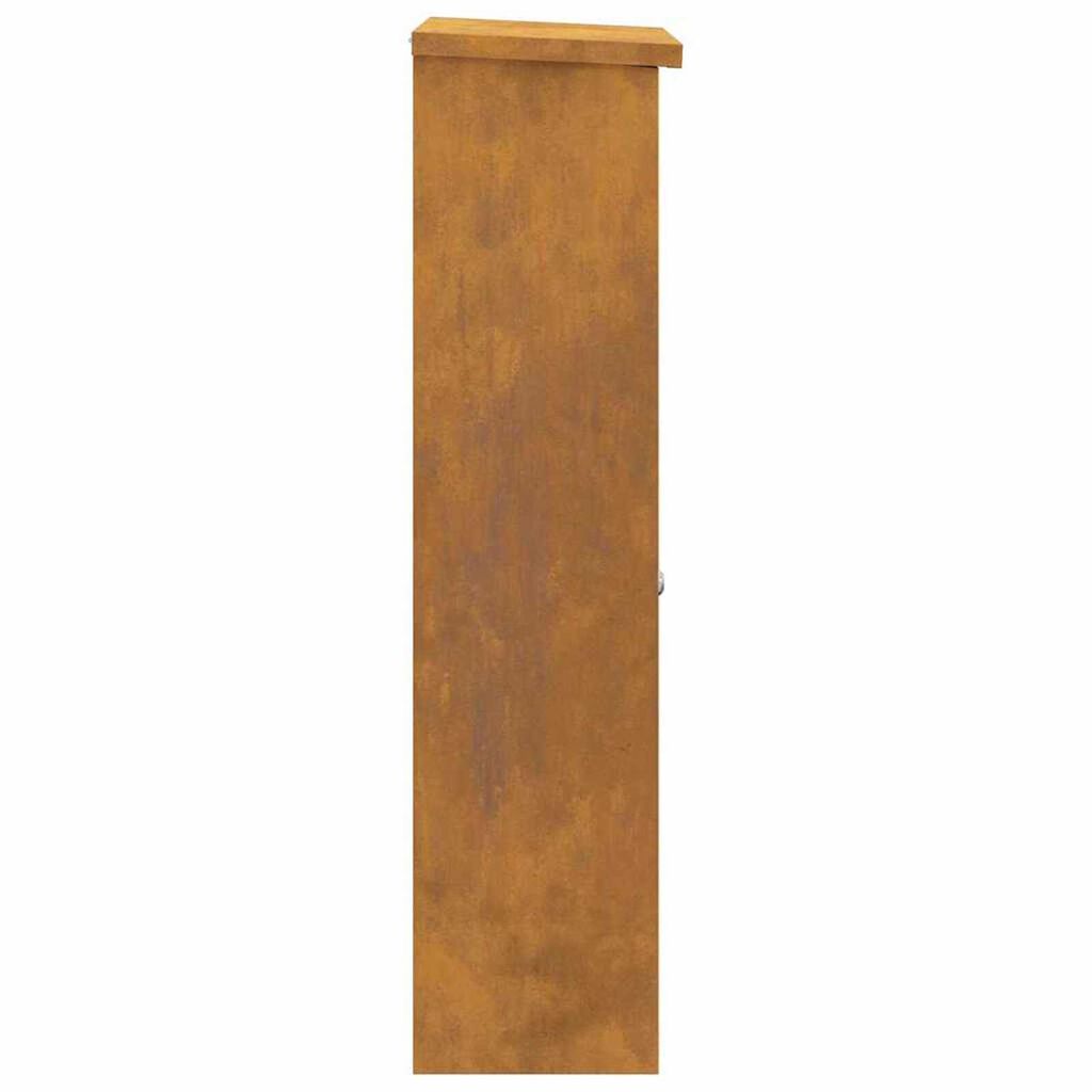 vidaXL Θυρίδα Πακέτων Σκ rusty 44.5 x 29 x 110.5 εκ