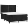 vidaXL &Kappa;&rho;&epsilon;&beta;ά&tau;&iota; Boxspring &mu;&epsilon; &Sigma;&tau;&rho;ώ&mu;&alpha; &Mu;&alpha;ύ&rho;&omicron; 140x200 &epsilon;&kappa;. &Beta;&epsilon;&lambda;&omicron;ύ&delta;&iota;&nu;&omicron;