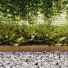vidaXL Φράχτης Κήπου Σκ rusty 450 x 10 εκ Ατσάλι σκληρυθέν στον αέρα