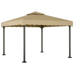 vidaXL &Kappa;&iota;ό&sigma;&kappa;&iota; Taupe 3 x 3 &mu;. &alpha;&pi;ό &Alpha;&lambda;&omicron;&upsilon;&mu;ί&nu;&iota;&omicron; &kappa;&alpha;&iota; &Alpha;&tau;&sigma;ά&lambda;&iota;