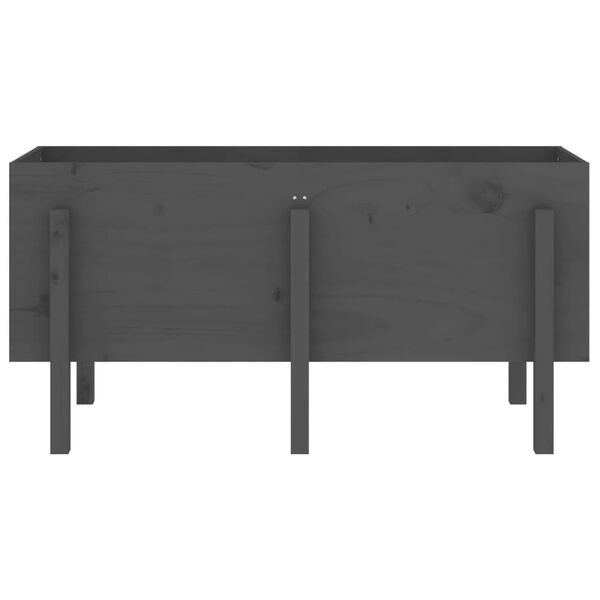 vidaXL Ζαρντινιέρα Υπερυψωμένη 121 x 50 x 57 εκ. από Μασίφ Ξύλο Πεύκου