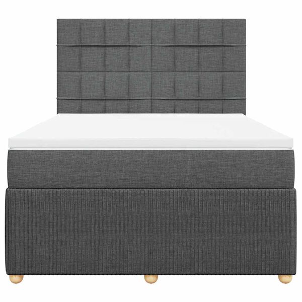 vidaXL &Kappa;&rho;&epsilon;&beta;ά&tau;&iota; Boxspring &mu;&epsilon; &Sigma;&tau;&rho;ώ&mu;&alpha; &Sigma;&kappa;&omicron;ύ&rho;&omicron; &Gamma;&kappa;&rho;&iota; 140x200 &epsilon;&kappa; &Upsilon;&phi;&alpha;&sigma;&mu;ά&tau;&iota;&nu;&omicron;