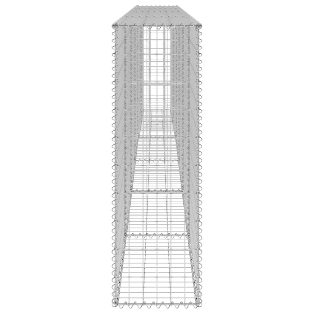 vidaXL Συρματοκιβώτιο Τοίχος 300x30x100 εκ. Γαλβαν.Χάλυβας + Καλύμματα