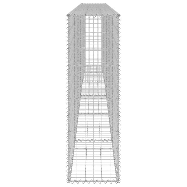 vidaXL Συρματοκιβώτιο Τοίχος 300x30x100 εκ. Γαλβαν.Χάλυβας + Καλύμματα