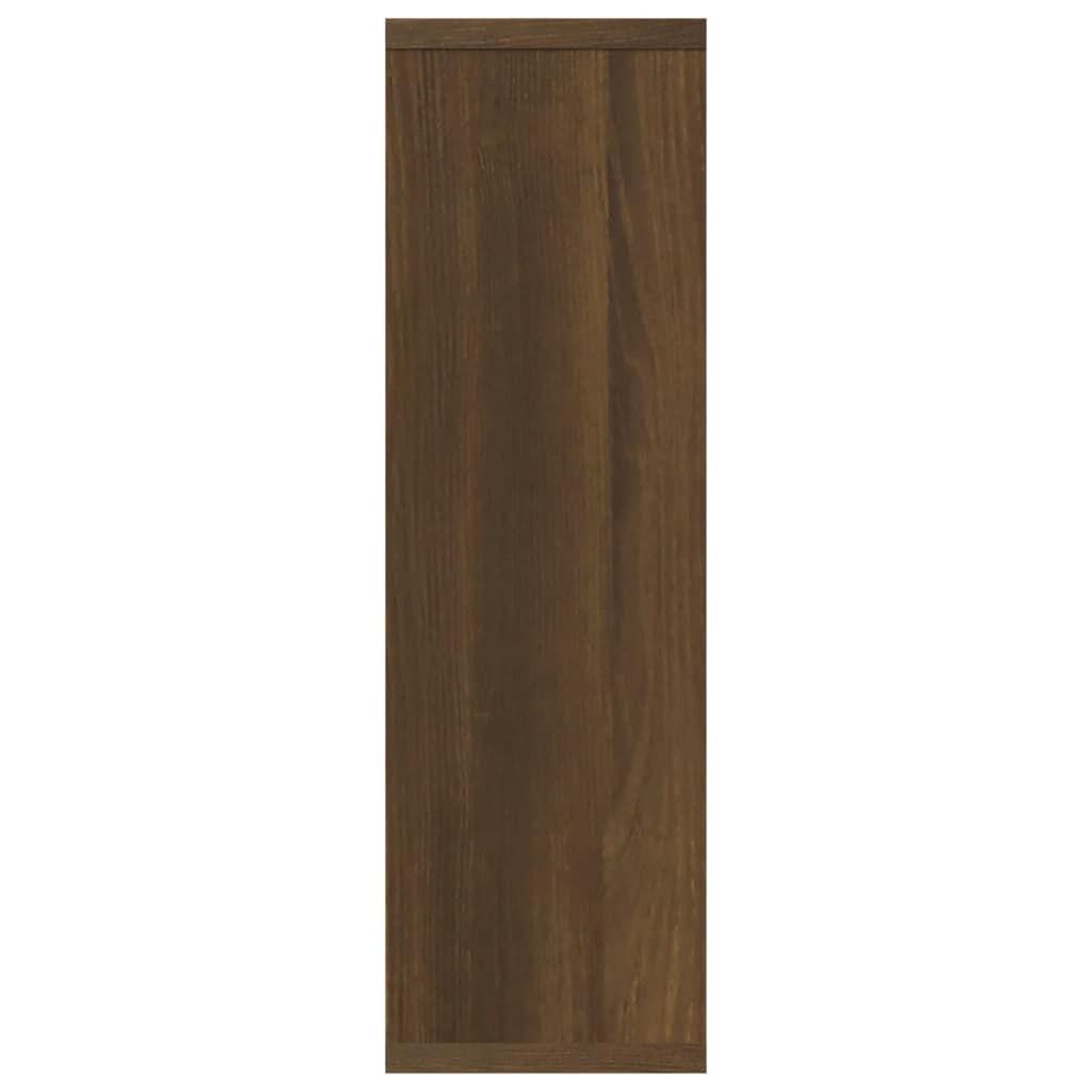 vidaXL Ραφιέρα Τοίχου Καφέ Δρυς 85x16x52,5 εκ. Επεξεργασμένο Ξύλο