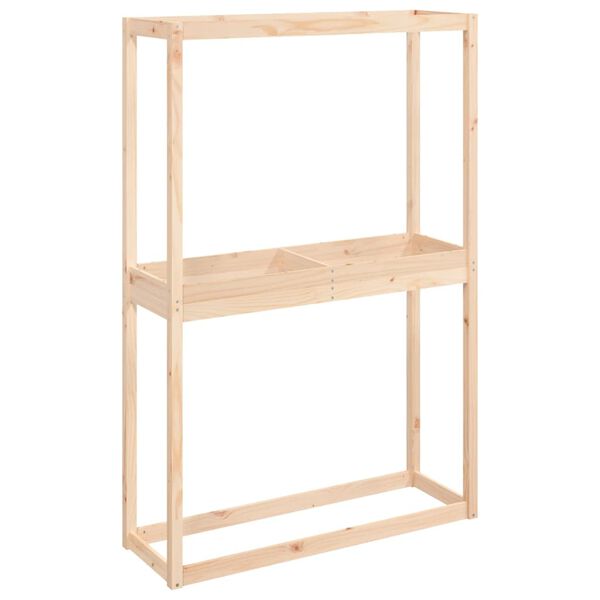 vidaXL Ραφιέρα Ελαστικών 120 x 40 x 180 εκ. από Μασίφ Ξύλο Πεύκου