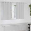 vidaXL Κουρτίνες με κουρτίνες 2 pcs Ανοιχτό Γκρι 140x140cm Πολυεστέρας