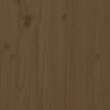 vidaXL Σκελετός κρεβατιού Honey Brown 150x200 cm King Size Μασίφ Ξύλο