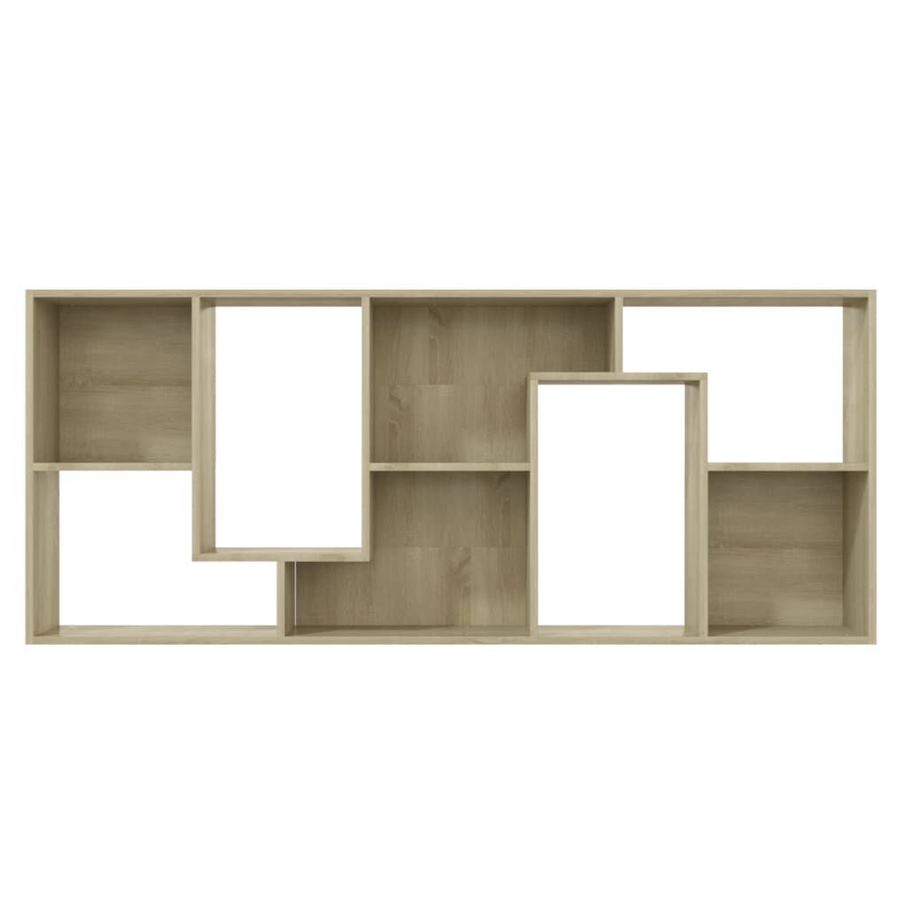 vidaXL Βιβλιοθήκη Χρώμα Sonoma Δρυς 67x24x161 εκ. από Επεξ. Ξύλο