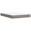 vidaXL &Kappa;&rho;&epsilon;&beta;ά&tau;&iota; Boxspring &mu;&epsilon; &Sigma;&tau;&rho;ώ&mu;&alpha; Taupe 160x200 &epsilon;&kappa;. &Upsilon;&phi;&alpha;&sigma;&mu;ά&tau;&iota;&nu;&omicron;