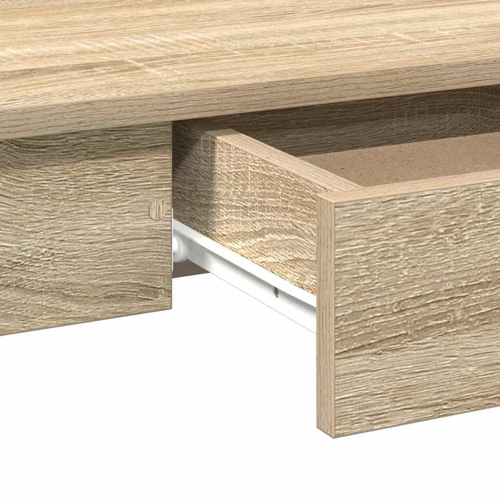 vidaXL Γραφείο Sonoma Δρυς 100x45x75 εκ. από Επεξεργασμένο Ξύλο