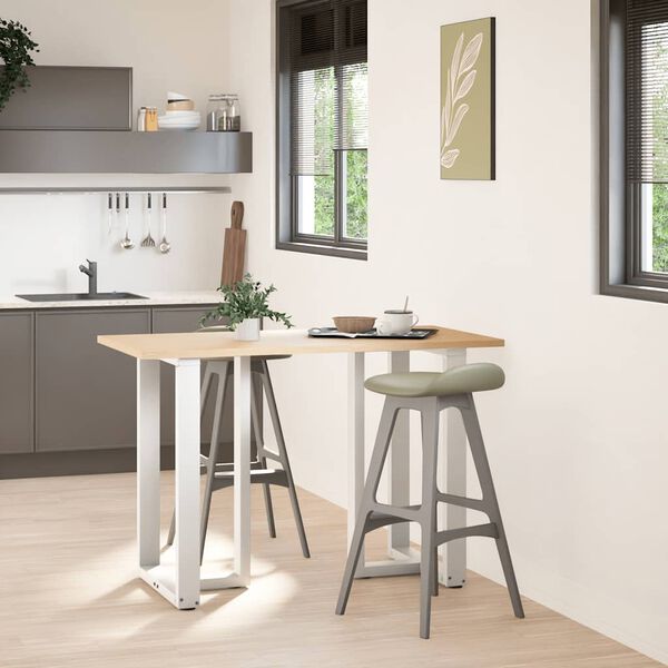 vidaXL &Pi;ό&delta;&iota;&alpha; &Tau;&rho;&alpha;&pi;&epsilon;&zeta;&iota;&omicron;ύ &Mu;&pi;&alpha;&rho; &sigma;&epsilon; &Sigma;&chi;ή&mu;&alpha; &Tau;, 2 &tau;&epsilon;&mu;. &Lambda;&epsilon;&upsilon;&kappa;ά 60x35x(90-91) &epsilon;&kappa;. &Alpha;&tau;&sigma;ά&lambda;&iota;