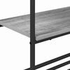 vidaXL Ράφι ρούχων με ράφια με ράφι Γκρι sonoma 60 x 30 x 171 εκ
