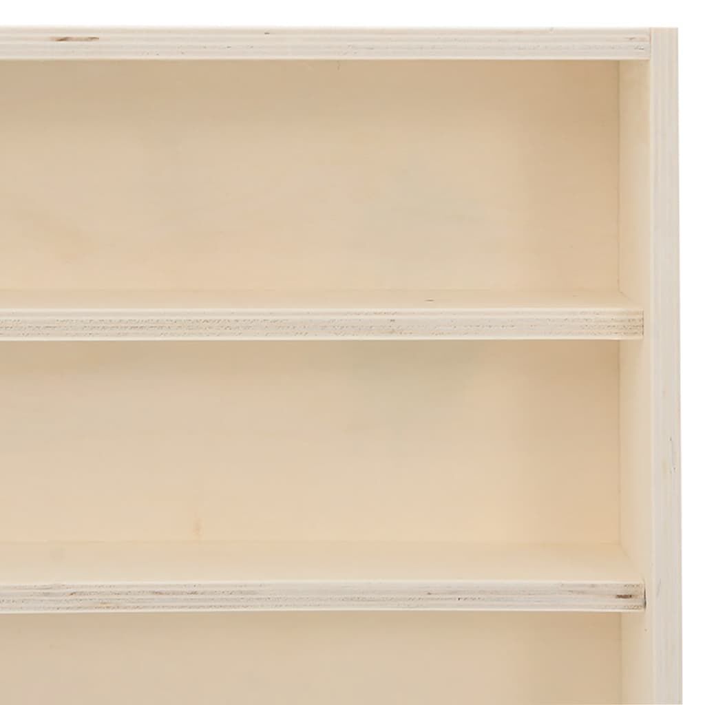 vidaXL Ξύλινη συλλεκτική βιτρίνα με 6 ράφια 100x8,5x55 εκ.