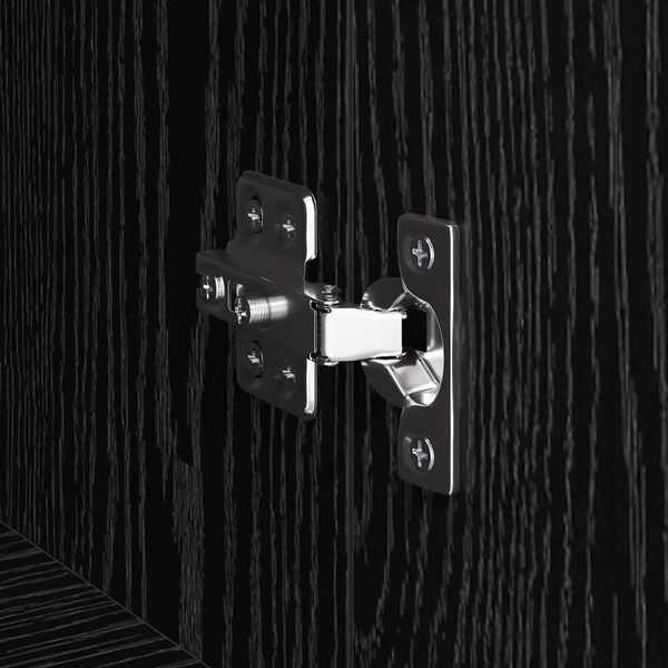 vidaXL Γραφείο Ντουλάπι Μαύρη δρυς 60 x 32 x 115 cm Επεξεργασμένο ξύλο